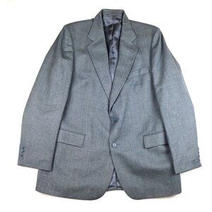 VINTAGE ARNIE ARNOLD PALMER - MEN'S GRAY-BLUE WOOL BLAZER JACKET - SIZE42R